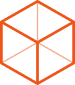 Icona di cubo geometrico Icona di cubo geometrico