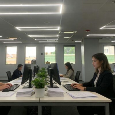 2x4 led ceiling grid light application