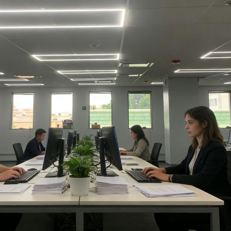 2x4 led ceiling grid light application