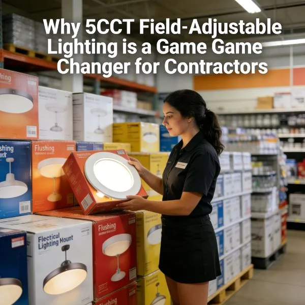 5CCT Field-Adjustable Lighting is a Game Changer for Contractors