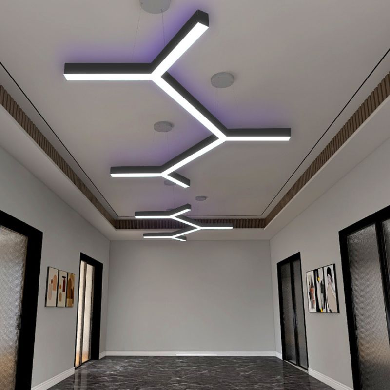 public office linear ceiling light fixture
