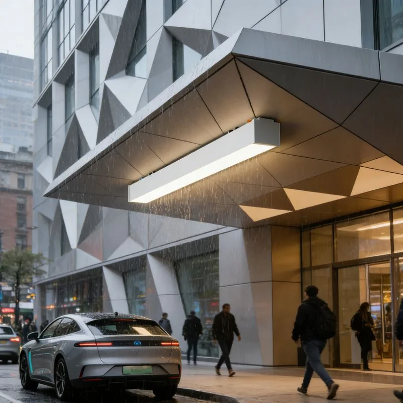 Progetto di illuminazione architettonica lineare IP66