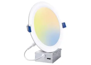 Prillumenlight 공장 직배송 5CCT LED 웨이퍼 다운라이트는 4인치, 6인치, 8인치 크기로 제공됩니다.