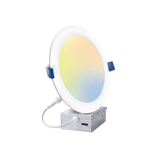 Prillumenlight 공장 직배송 5CCT LED 웨이퍼 다운라이트는 4인치, 6인치, 8인치 크기로 제공됩니다.