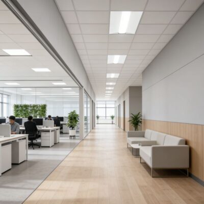 Centrale mand led troffer