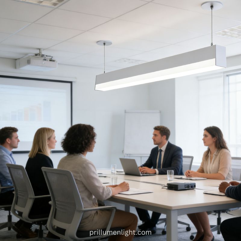 drop lens linear led pendant fixture