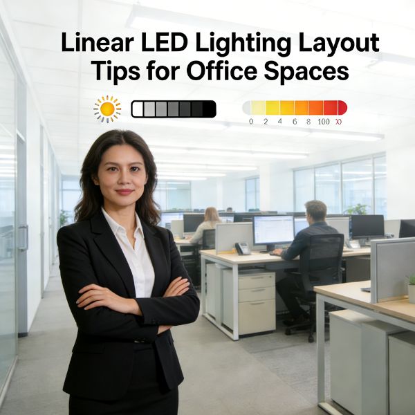 Linear LED Office Lighting Layout Complte Guide