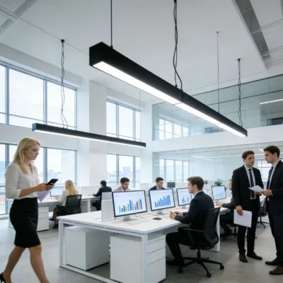 Open kantoorverlichting