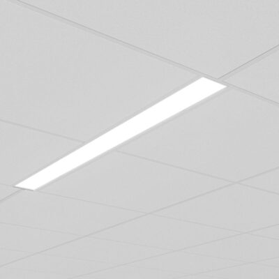 Iluminação linear de LED embutida