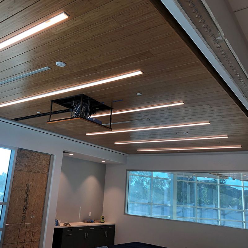 recessed linear led lighting ceiling