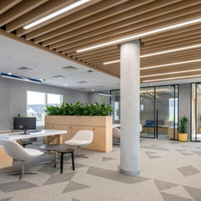 Ingebouwde lineaire verlichtingsarmatuur kantoor