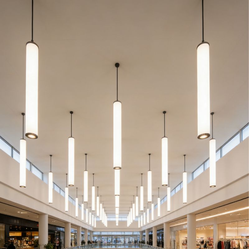 verticale buis verlichtingsarmatuur