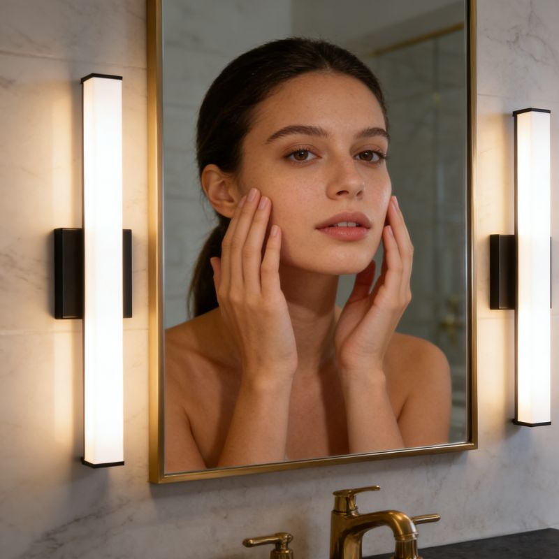 verticale spiegelverlichting