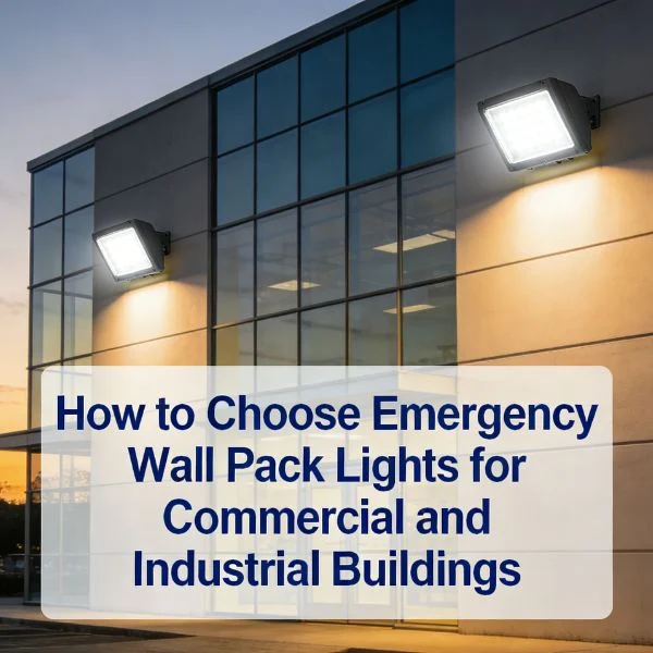 How to Choose Emergency Wall Pack Lights for Commercial and Industrial Buildings