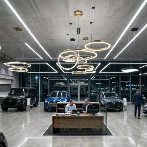 Car Dealership Lighting
