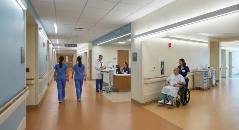 Hospital Wall Mounted Linear Lights