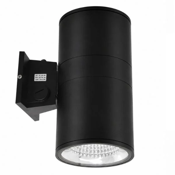 8 inch LED exterior cylinder wall light fixture