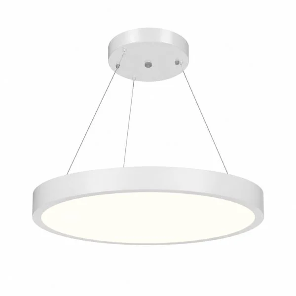 Solid round LED pendant lighting