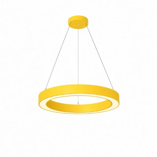 LED ring pendant light finish options