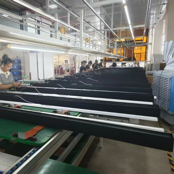 Linear architectural lighting production area