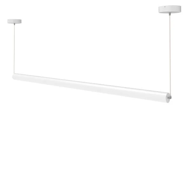 Horizontal tube pendant light